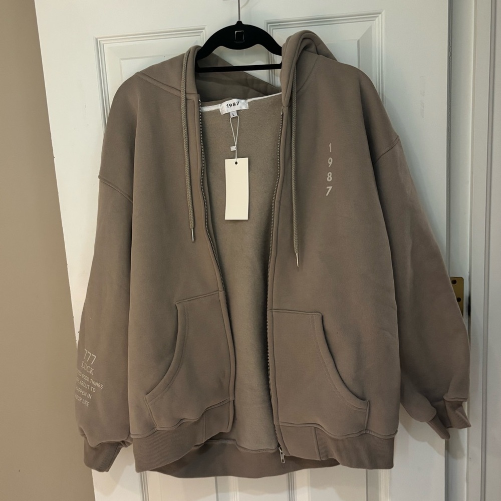 NWT 1987 Label 777 Zip up and Sweatpants Set in Nantucket Size Large L - Picture 11 of 16